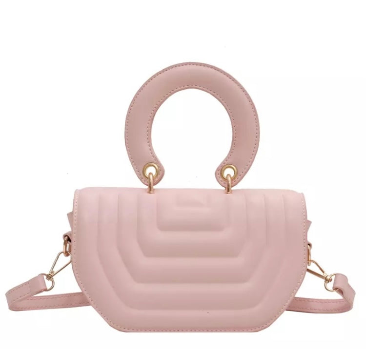 Saddle Handbag ~ Pink