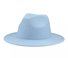 Load image into Gallery viewer, Matte Fedora Hat - Azure

